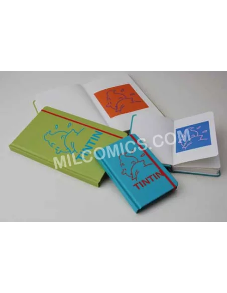 es::Libreta Tintín A6 Azul Con Elástico