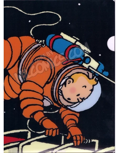 es::Dossier Tintín: Luna Tintín En La Escalera