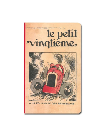 es::Libreta Tintín 'Petit Vingtième bólido' grande