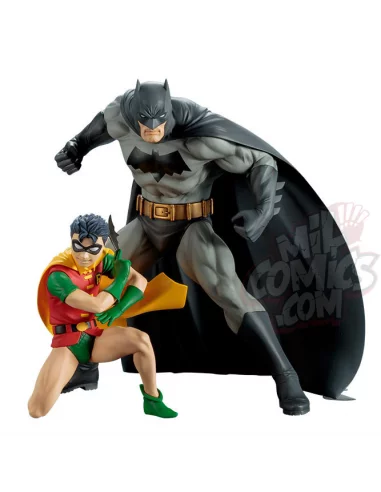 es::DC Comics Pack 2 Estatuas Batman + Robin PVC ARTFX+ 1/10 16 cm