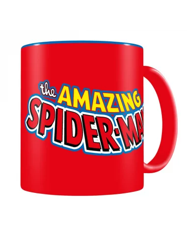 es::Marvel Comics Taza Logo Amazing Spiderman Roja y azul