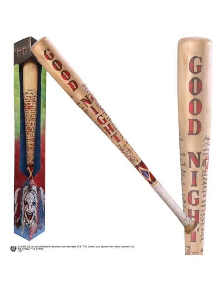 es::Escuadrón Suicida Réplica Bate de béisbol de Harley Quinn Good Night 80 cm