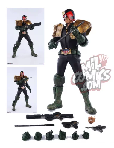 es::2000AD Figura 1/6 Judge Dredd Juez Dredd ThreeA Toys 31