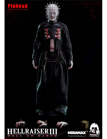 es::Hellraiser III Hell on Earth Figura 1/6 Pinhead Threezero 30,5 cm