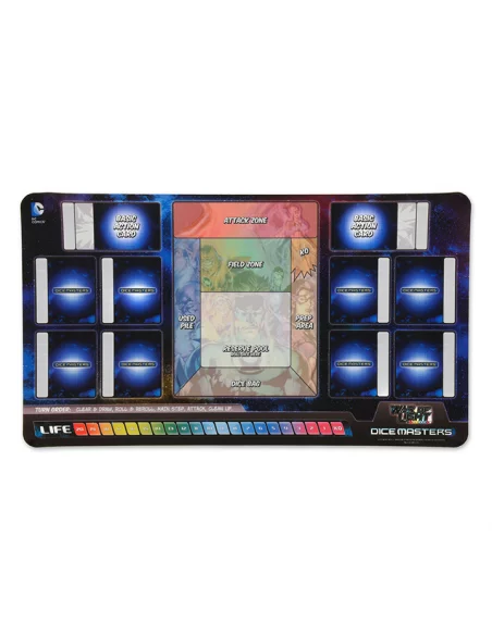 DC dice masters War of Light Play Mat