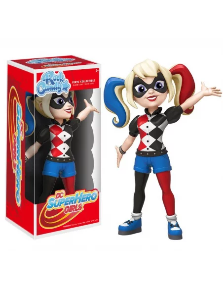 es::DC Super Hero Girls Rock Candy Vinyl Figura Harley Quinn 13 cm