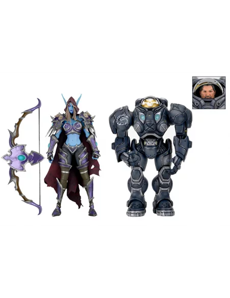 es::Heroes of the Storm Serie 3 Pack de 2 Figuras: Raynor y Sylvana