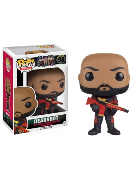 es::Escuadrón Suicida POP! Heroes Vinyl Figura Deadshot Unmasked 9 cm