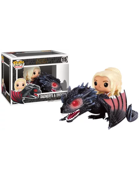 es::Juego de Tronos POP! Rides Vinyl Figura Daenerys & Drogon 18 cm