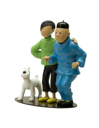 es::Tintín Y Tchang: Hermandad - Figura de Resina Tintín