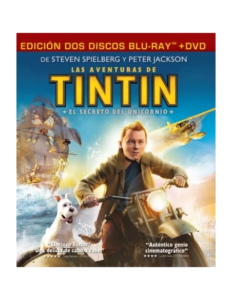 es::Las Aventuras De Tintín: El Secreto DeL Unicornio Combo Blu-Ray + Dvd