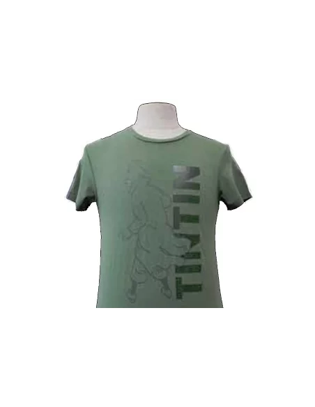 es::CAMISETA AJUSTADA VERDE TINTÍN