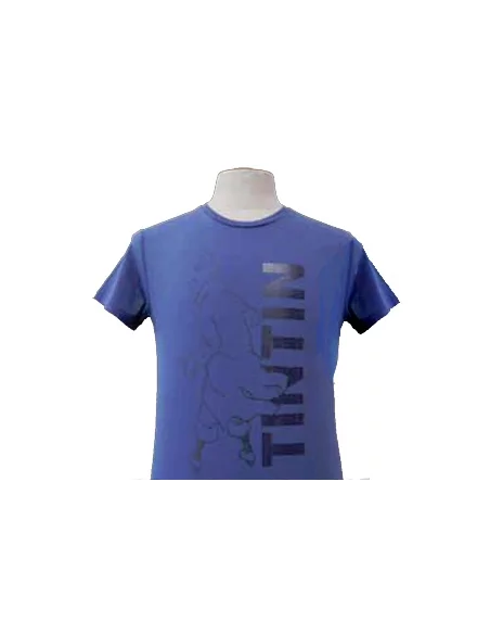 es::CAMISETA AJUSTADA AZUL TINTÍN