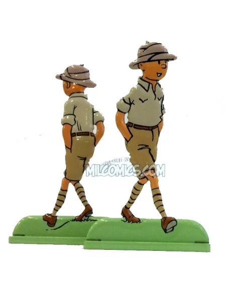 es::02 Tintin En El Congo - Silueta metálica Tintín