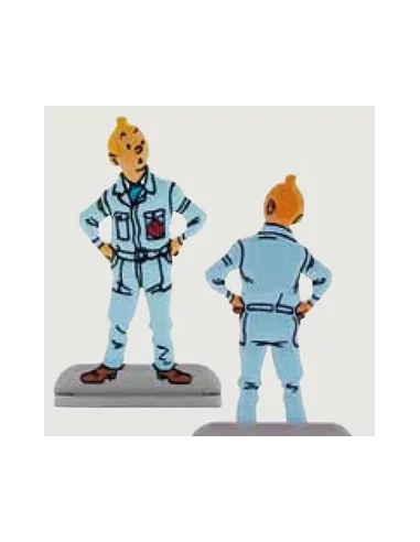 es::16 OBJETIVO: LA LUNA - Silueta metálica Tintín