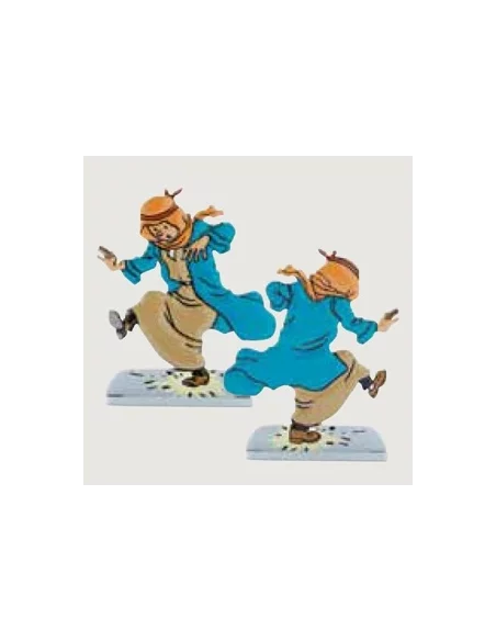es::15 TINTÍN EN EL PAÍS DEL ORO NEGRO - Silueta metálica Tintín