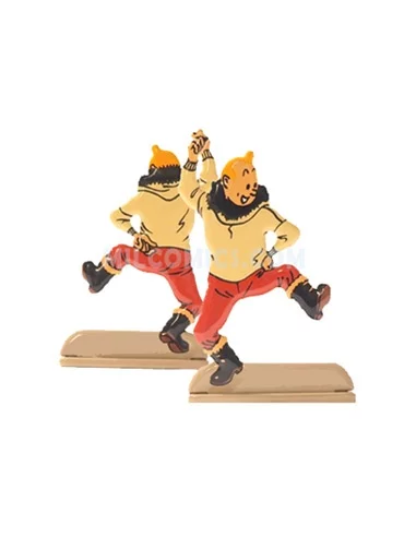 es::10 La estrella misteriosa - Silueta metálica Tintín