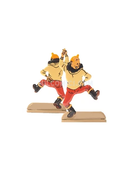 es::10 La estrella misteriosa - Silueta metálica Tintín