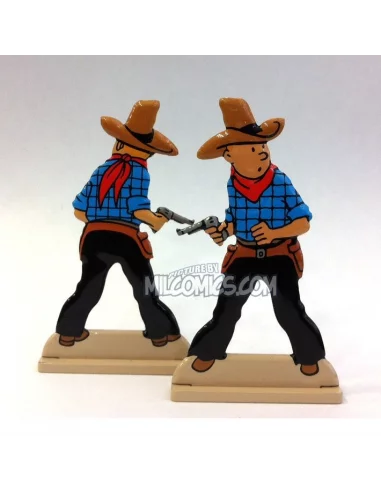 es::03 Tintin En América - Silueta metálica Tintín