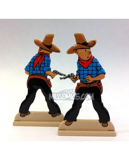 es::03 Tintin En América - Silueta metálica Tintín
