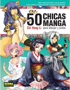 es::50 chicas manga para dibujar y pintar