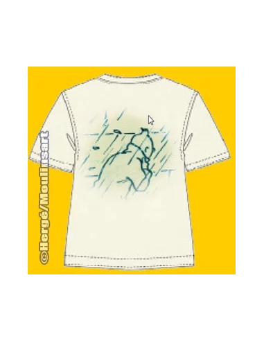 es::CAMISETA TINTIN LLUVIA