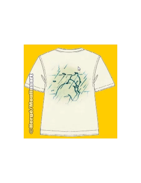 es::CAMISETA TINTIN LLUVIA