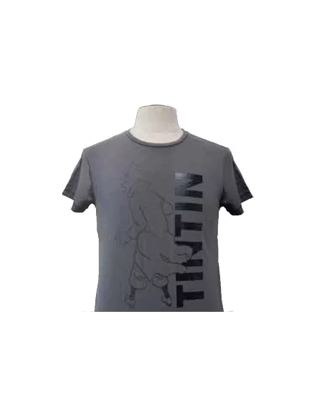 es::CAMISETA AJUSTADA GRIS TINTÍN