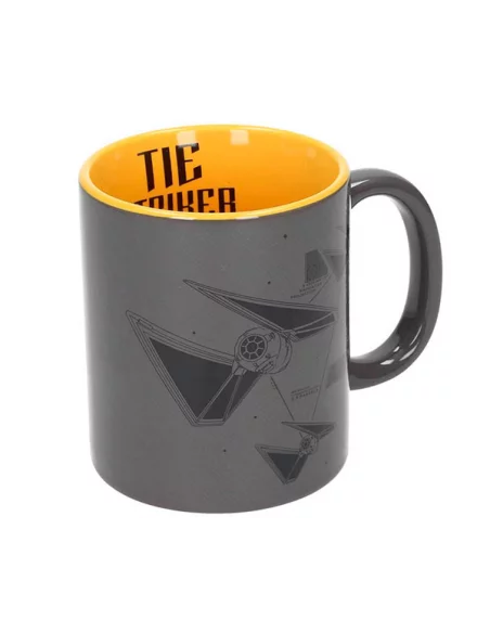 es::Star Wars Rogue One Taza Tie Striker Gris-Amarilla