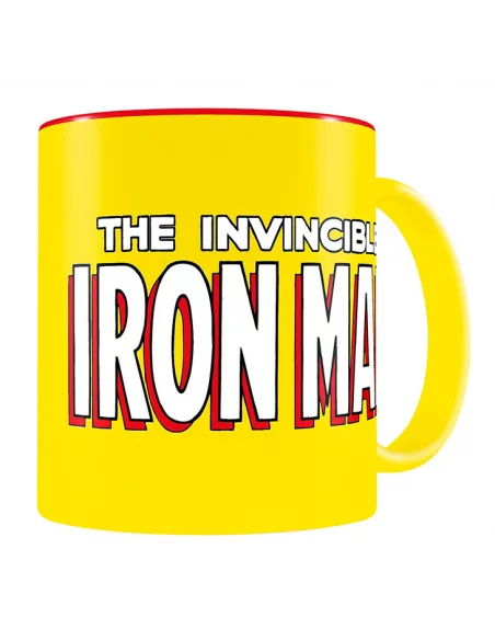 es::Marvel Comics Taza Logo Iron Man Amarilla y roja