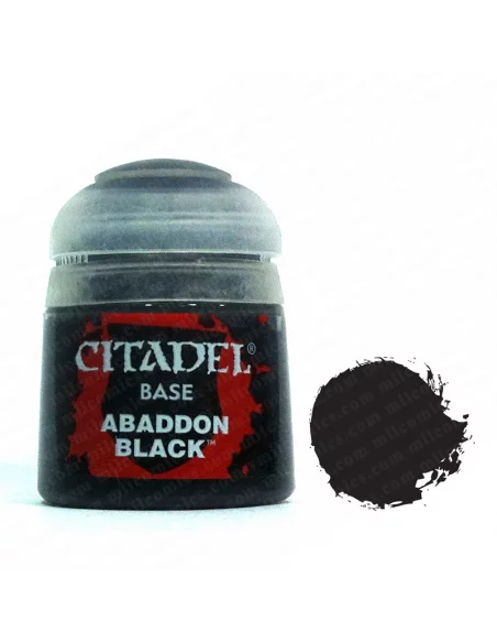 es::Pintura Citadel Base: Abaddon Black