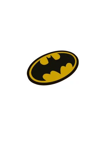 es::DC Comics Felpudo ovalado Logo Batman
