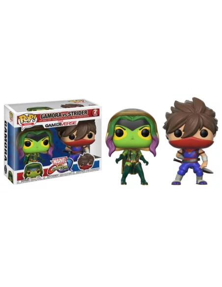 es::Marvel vs. Capcom Infinite POP! Games Vinyl Pack de 2 Figuras Gamora Vs. Strider 9 cm