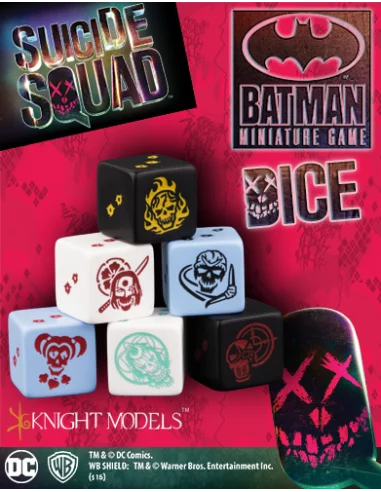 es::Batman Miniature Game: Suicide Squad Dice Set
