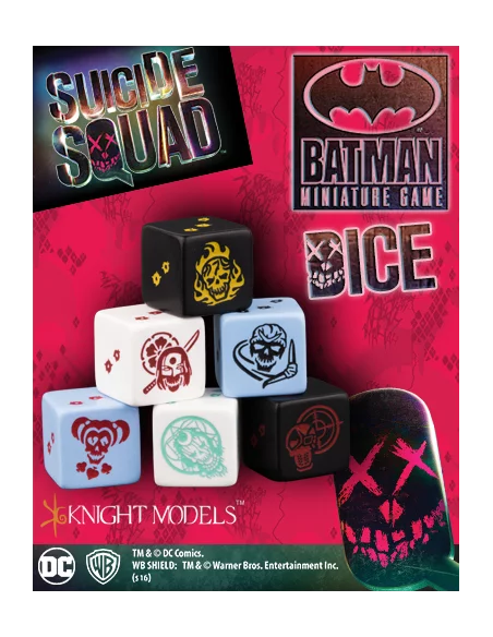 es::Batman Miniature Game: Suicide Squad Dice Set