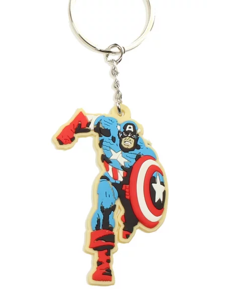 es::Marvel Llavero de goma Capitán América