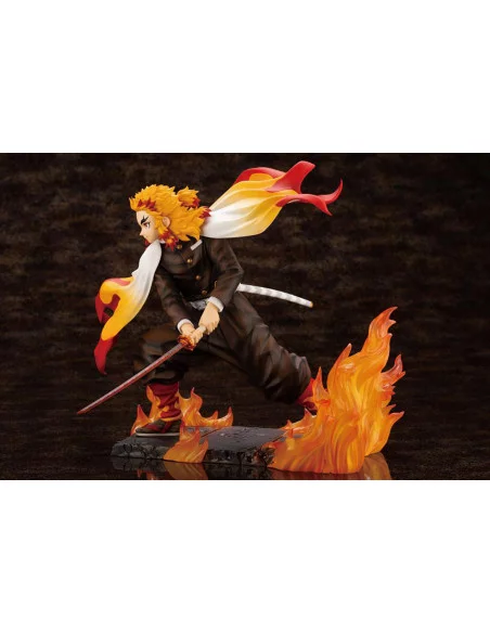 es::Demon Slayer: Kimetsu no Yaiba Estatua ARTFXJ 1/8 Kyojuro Rengoku Bonus Edition 22 cm