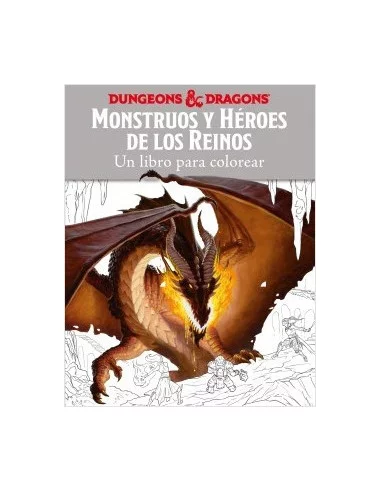 es::D&D. Monstruos y héroes de los reinos. Un libro para colorear