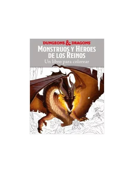 es::D&D. Monstruos y héroes de los reinos. Un libro para colorear