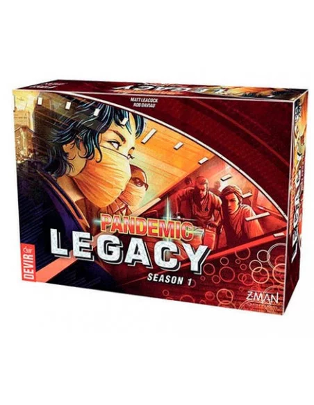 es::Pandemic Legacy - Temporada 1 Rojo - Juego de tablero