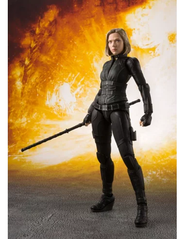 es::Vengadores Infinity War Figura S.H. Figuarts Black Widow & Tamashii Effect Explosion 15 cm