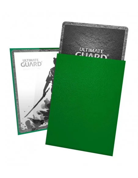 es::Ultimate Guard Katana Sleeves Tamaño Estándar Verde 100 fundas para cartas