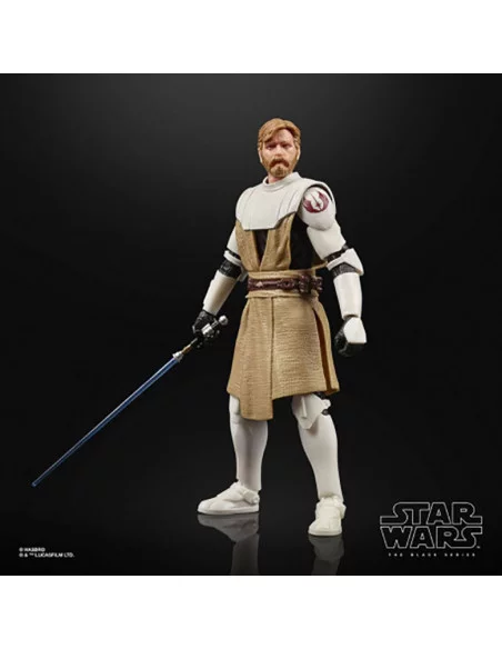 es::Star Wars Black Series Figura Obi Wan Kenobi Clone Wars Lucasfilm 50th 15 cm-0