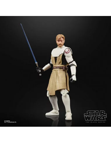 es::Star Wars Black Series Figura Obi Wan Kenobi Clone Wars Lucasfilm 50th 15 cm-1
