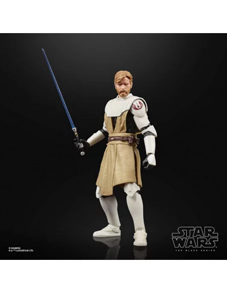 es::Star Wars Black Series Figura Obi Wan Kenobi Clone Wars Lucasfilm 50th 15 cm-1