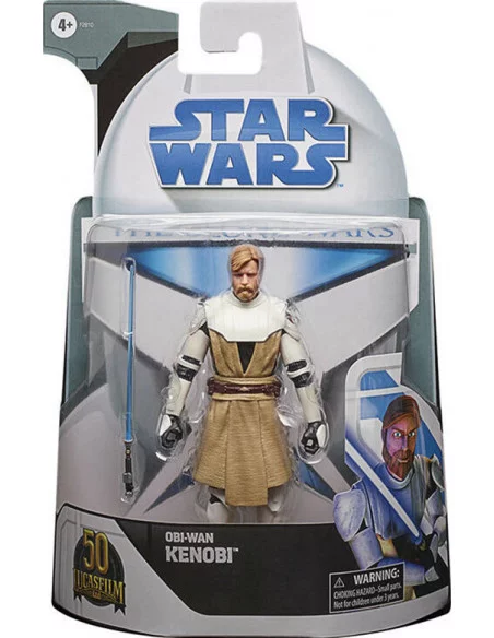 es::Star Wars Black Series Figura Obi Wan Kenobi Clone Wars Lucasfilm 50th 15 cm-2