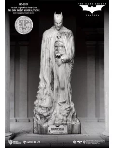 es::The Dark Knight Rises Estatua Master Craft The Dark Knight Memorial Batman White Faux Marble Texture
