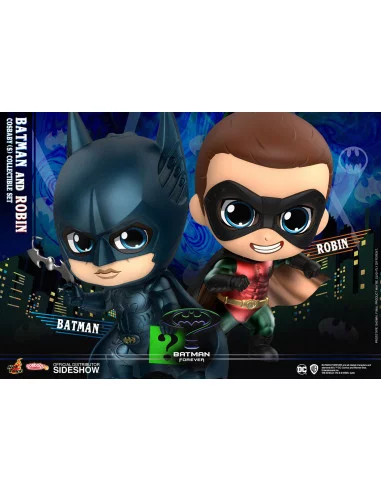 es::Batman Forever Pack de 2 Minifiguras Cosbaby Batman & Robin Hot Toys 11 cm