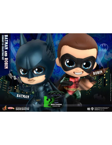 es::Batman Forever Pack de 2 Minifiguras Cosbaby Batman & Robin Hot Toys 11 cm
