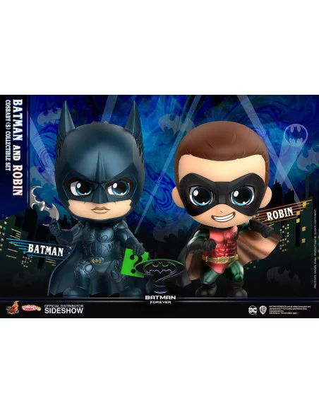 es::Batman Forever Pack de 2 Minifiguras Cosbaby Batman & Robin Hot Toys 11 cm